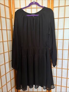 Banana Republic Black Chiffon dress